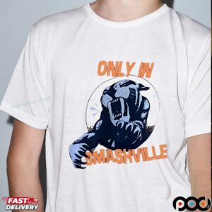 Nashville Predators only in smashville shirt