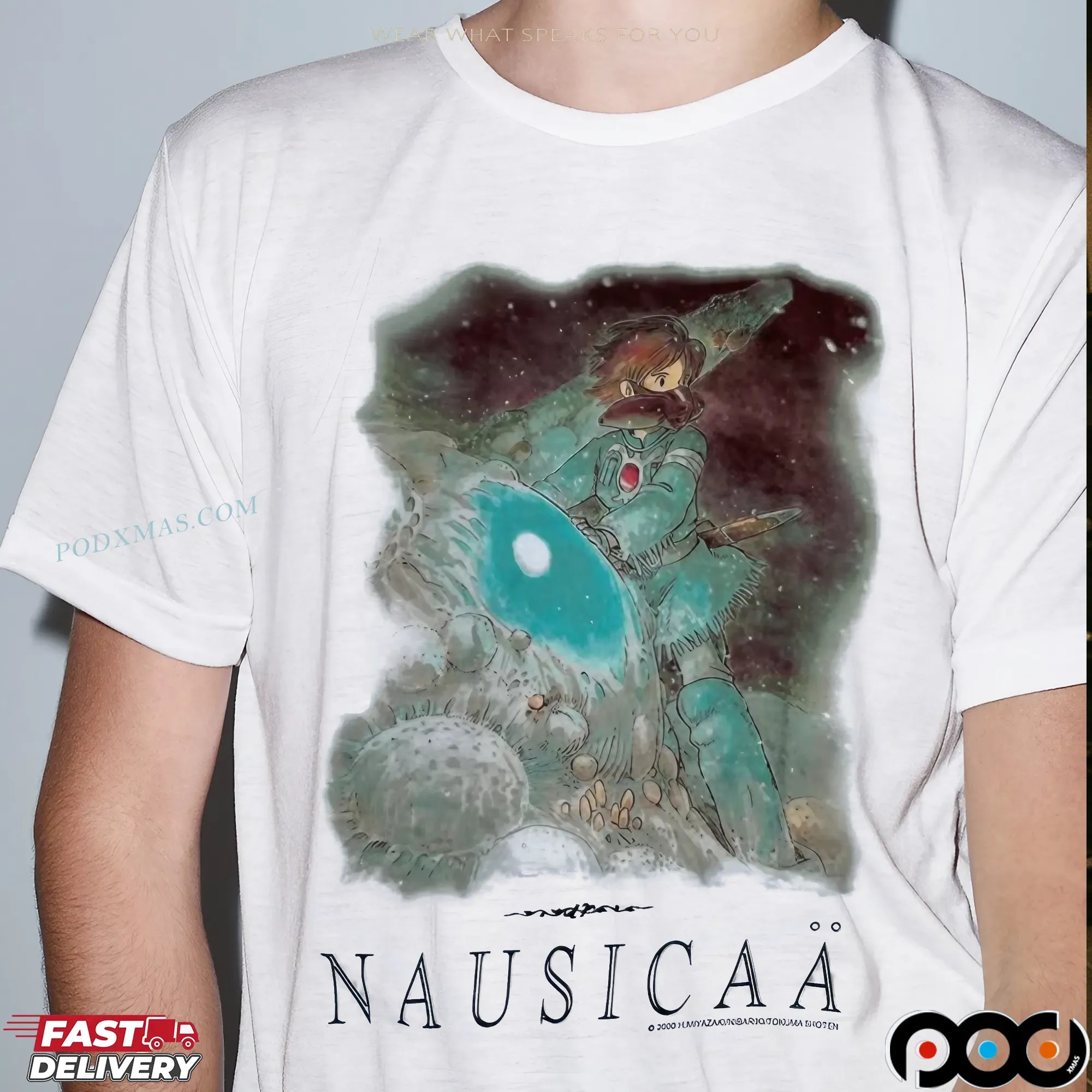 Nausicaä of the Valley of the Wind Vintage Studio Ghibli Miyazaki 2000 T Shirt