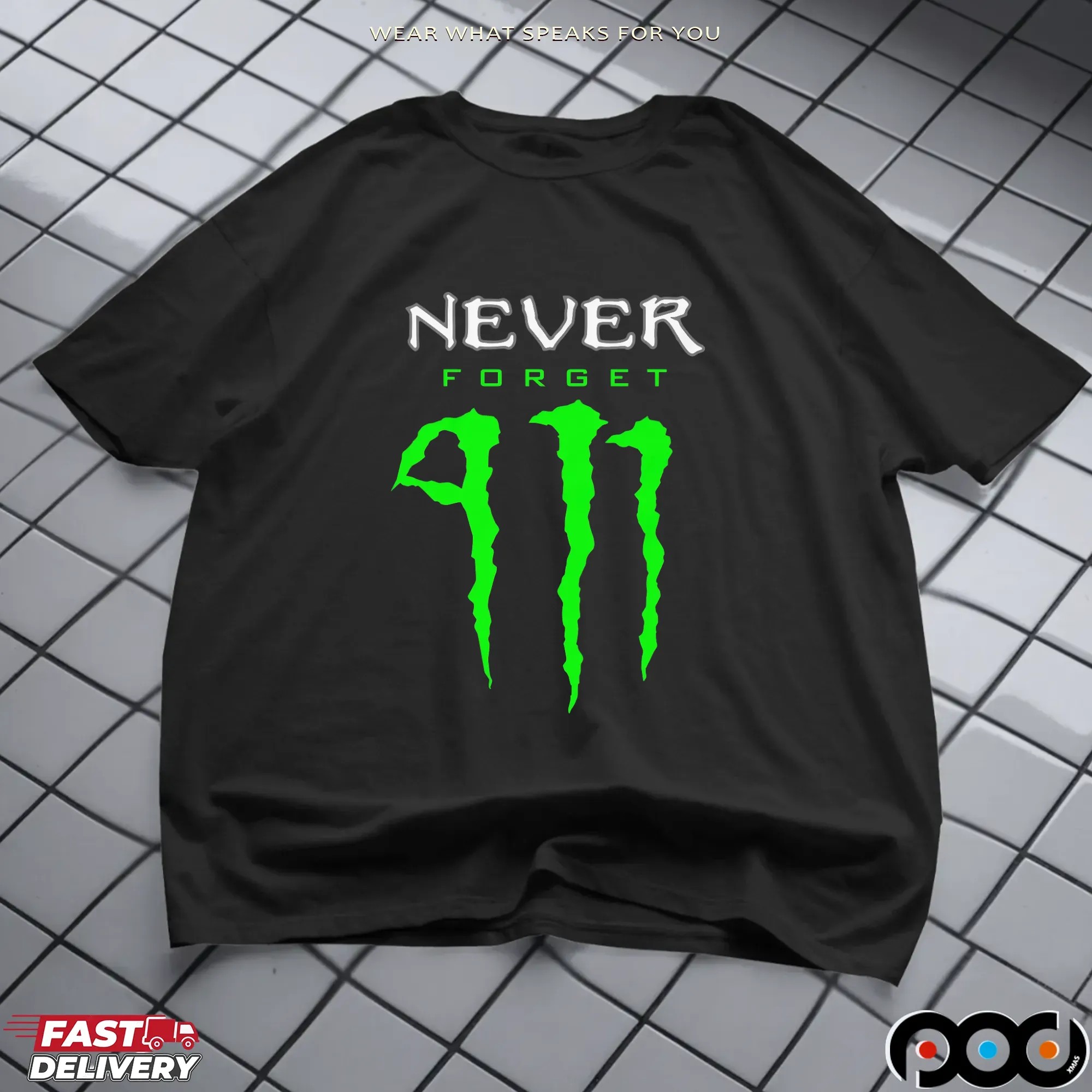Never Forget Energy Drink T Shirt