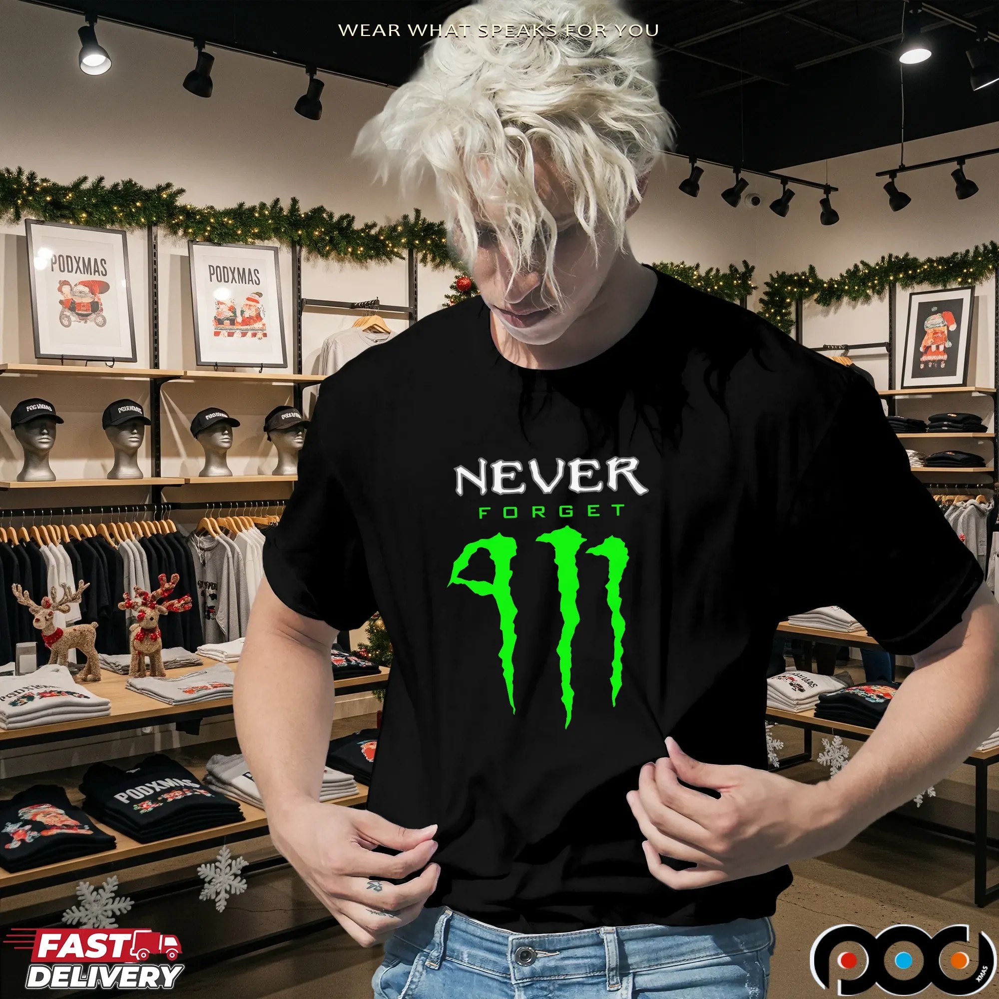 Never Forget Energy Drink T Shirt