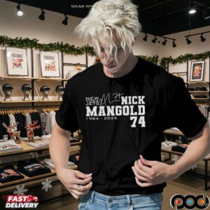 Nick Mangold 74 New York Jets NFL Football RIP 1984 2025 Memorial T Shirt