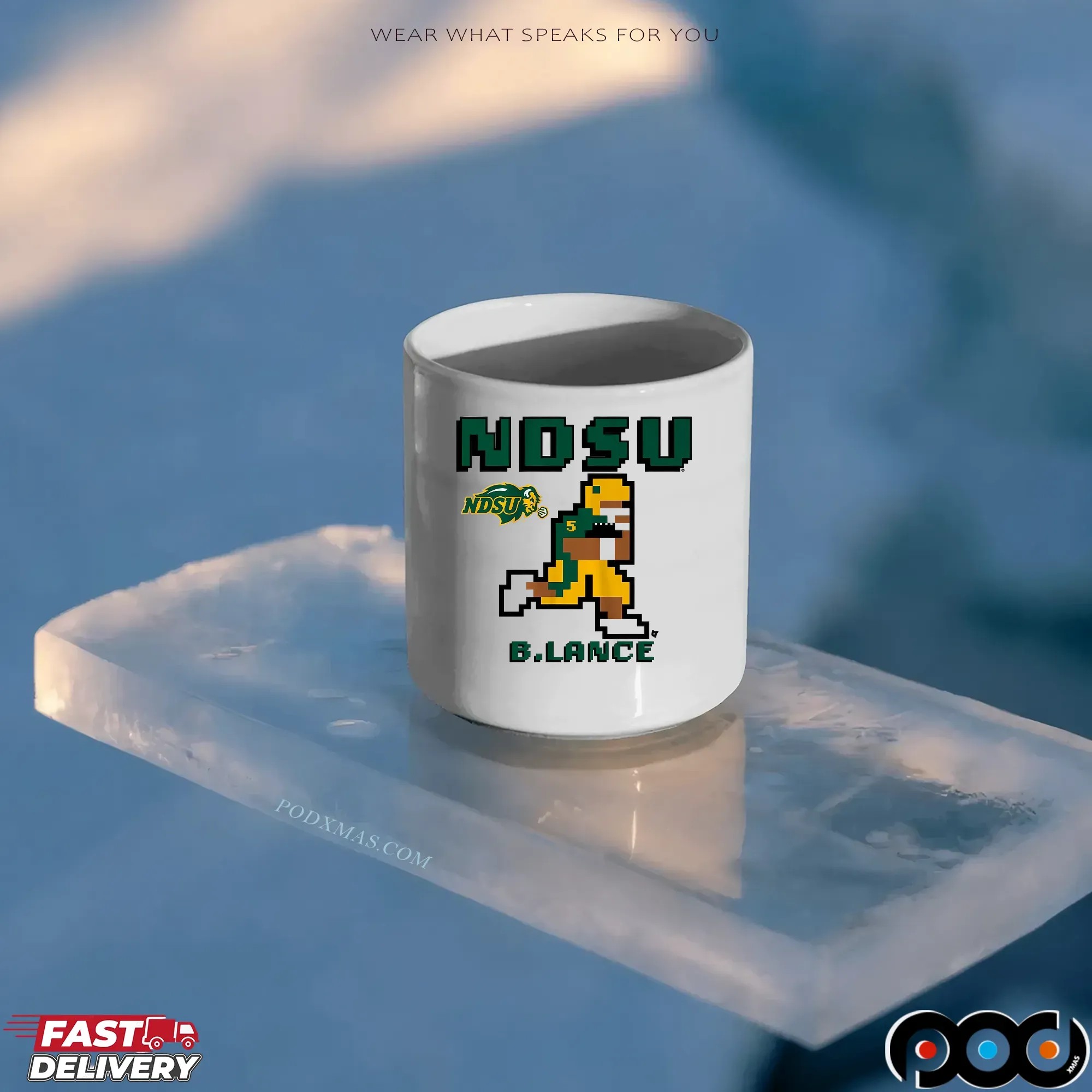 North Dakota State Football Bryce Lance Retro Baller Pixel Style T Shirt