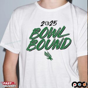 North Texas Mean Green Football 2025 Bowl Bound T Shirt