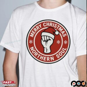 Northern Soul Merry Christmas Holiday T Shirt