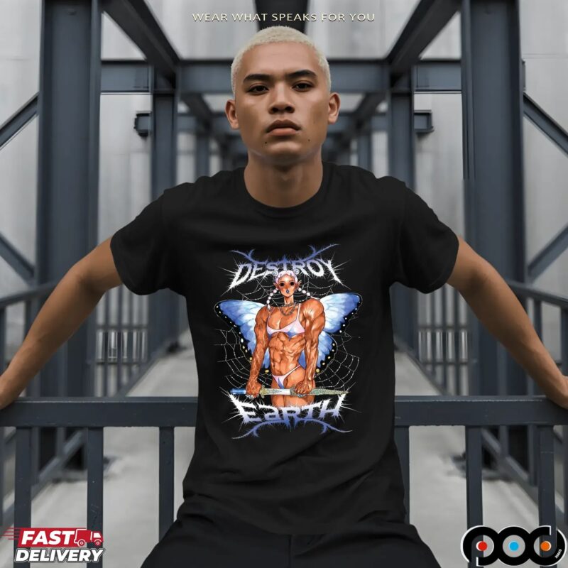 Destroy Earth Anime Girl T Shirt
