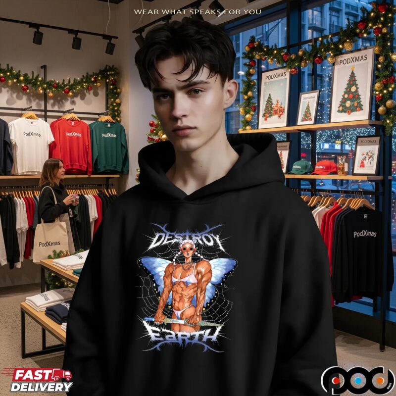 Destroy Earth Anime Girl T Shirt