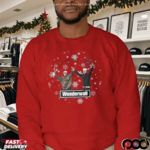 Oasis Winter Wonderwall Christmas Living In A Winter T Shirt