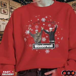 Oasis Winter Wonderwall Christmas Living In A Winter T Shirt
