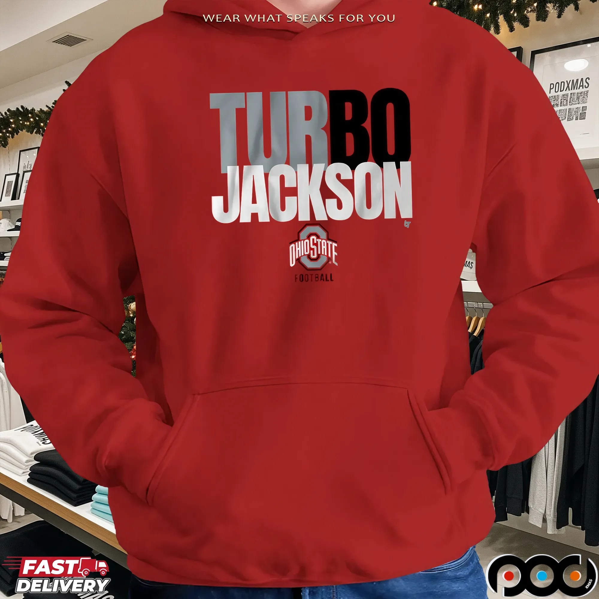 Ohio State Football Bo Jackson Turbo Sport Shirt