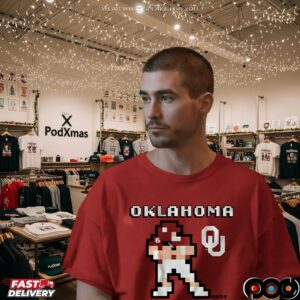 Oklahoma Football Baker Mayfield Retro Baller Pixel Game Style T Shirt