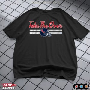 Ole Miss Rebels Football Take The Over Helmet Graphic T Shirt