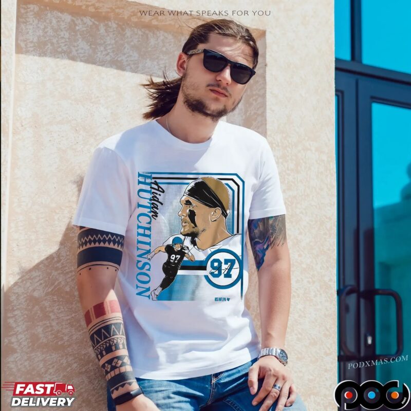 Aidan Hutchinson Detroit Collage Frame T Shirt Aidan Hutchinson Detroit Collage Frame T Shirt