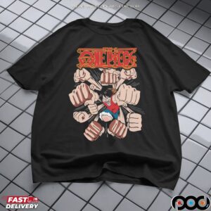 One Piece Luffy Gatling Punch Anime Manga T Shirt