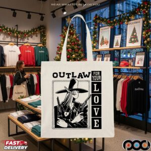 Outlaw For Your Love Bird Boot T Shirt