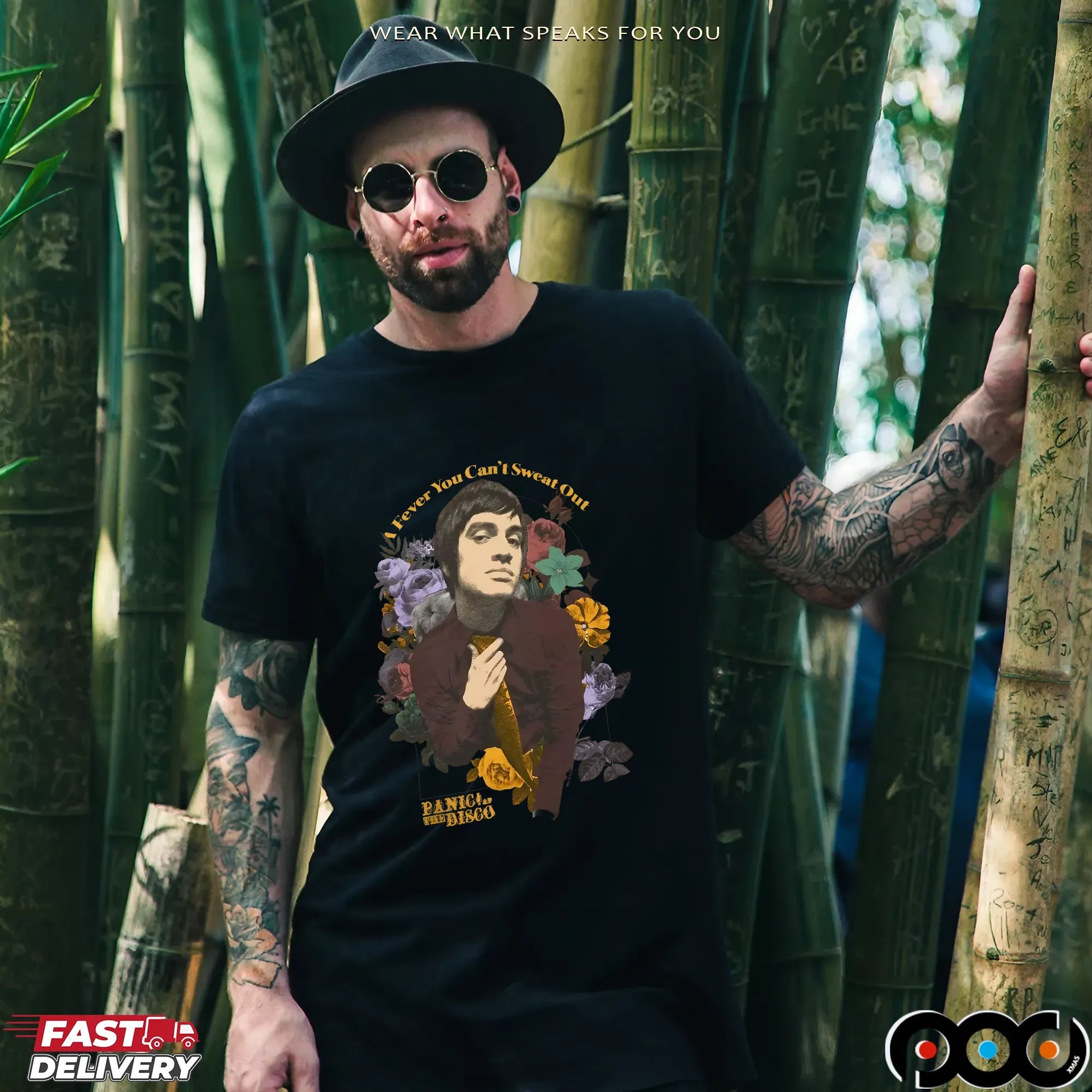 Panic! At The Disco A Fever You Can't Sweat Out Brendon Urie Portrait T-Shirt