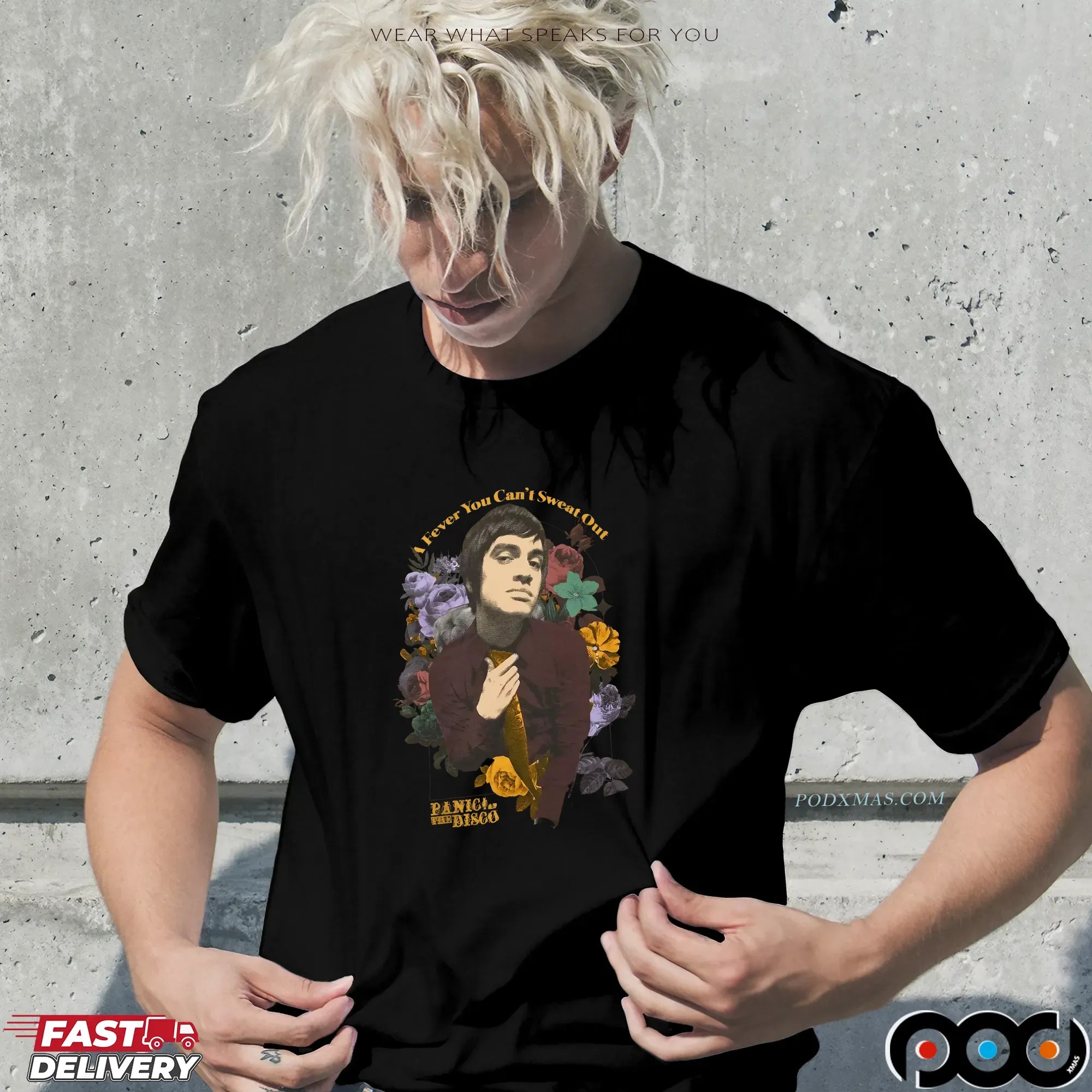 Panic! At The Disco A Fever You Can't Sweat Out Brendon Urie Portrait T-Shirt