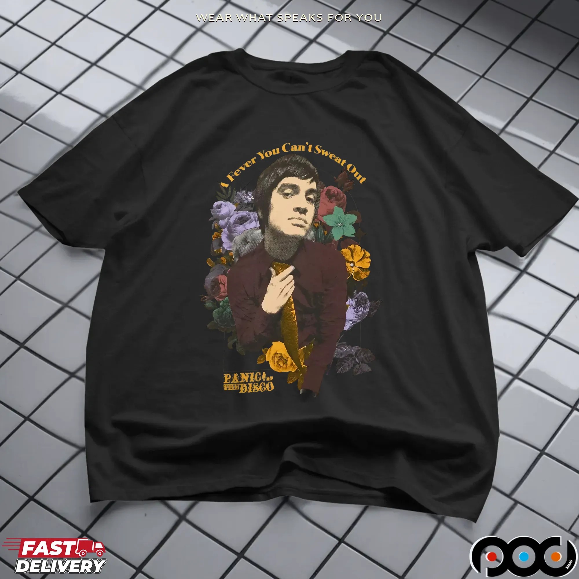 Panic! At The Disco A Fever You Can't Sweat Out Brendon Urie Portrait T-Shirt