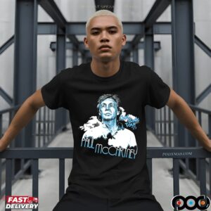 Paul McCartney Got Back 2025 Tour Graphic Portrait T Shirt