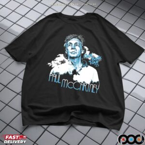 Paul McCartney Got Back 2025 Tour Graphic Portrait T Shirt