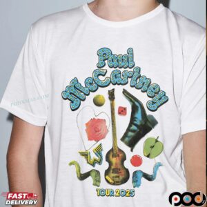Paul McCartney Got Back Icon 2025 Tour T Shirt