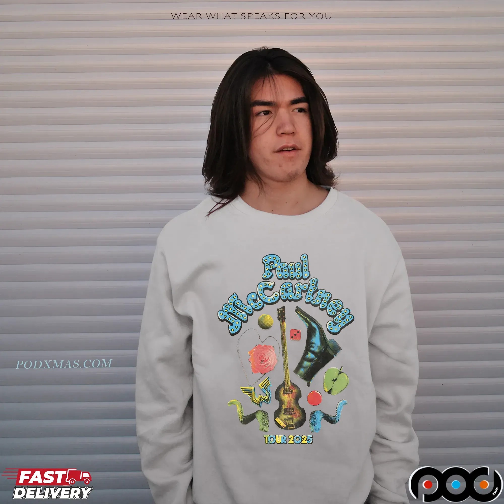 Paul McCartney Got Back Icon 2025 Tour T Shirt