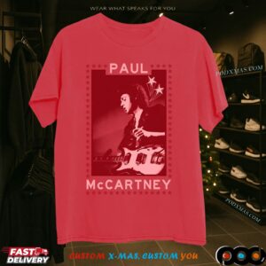 Paul McCartney Got Back Red T Shirt