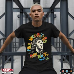 Paul McCartney Got Back Tour 2025 Graphic T Shirt