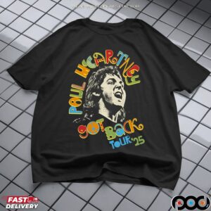 Paul McCartney Got Back Tour 2025 Graphic T Shirt