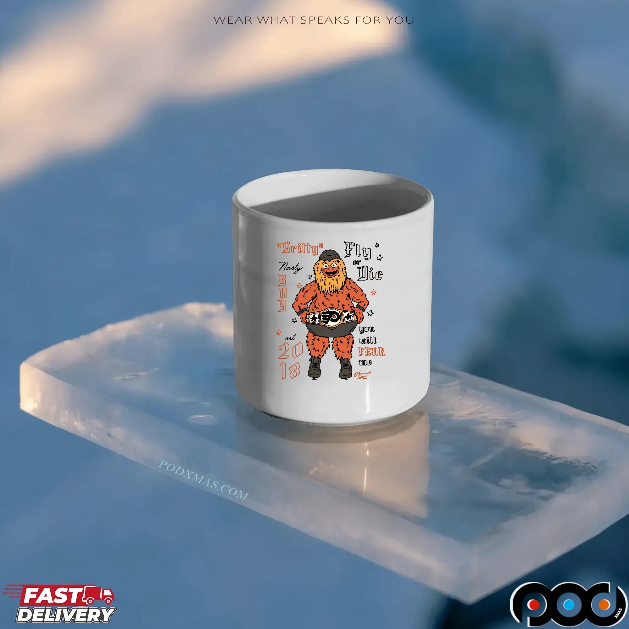 Philadelphia Flyers Gritty Fly Or Die You Will Fear Me Est 2018 T Shirt Philadelphia Flyers Gritty Fly Or Die You Will Fear Me Est 2018 T Shirt