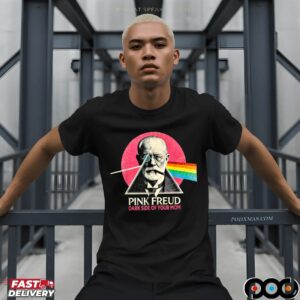 Pink Freud Dark Side of Your Mom Psychology Graphic T Shirt