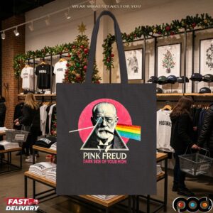 Pink Freud Dark Side of Your Mom Psychology Graphic T Shirt