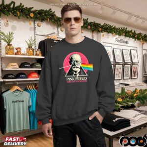 Pink Freud Dark Side of Your Mom Psychology Graphic T Shirt