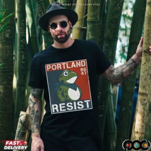 Portland Resist 8647 Frog T Shirt