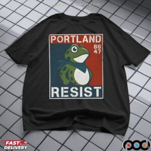 Portland Resist 8647 Frog T Shirt