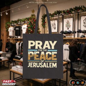 Pray For The Peace Of Jerusalem Graphic T Shirt
