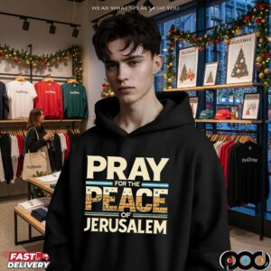 Pray For The Peace Of Jerusalem Graphic T Shirt