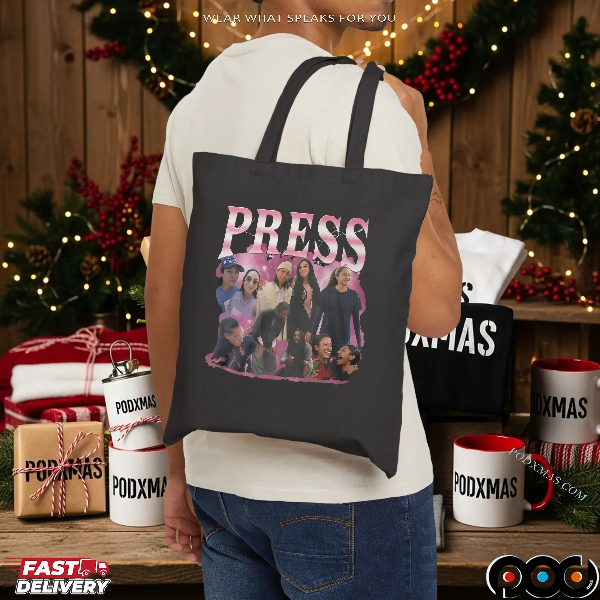 Press Pink Lightning Collage Basketball Players shirt