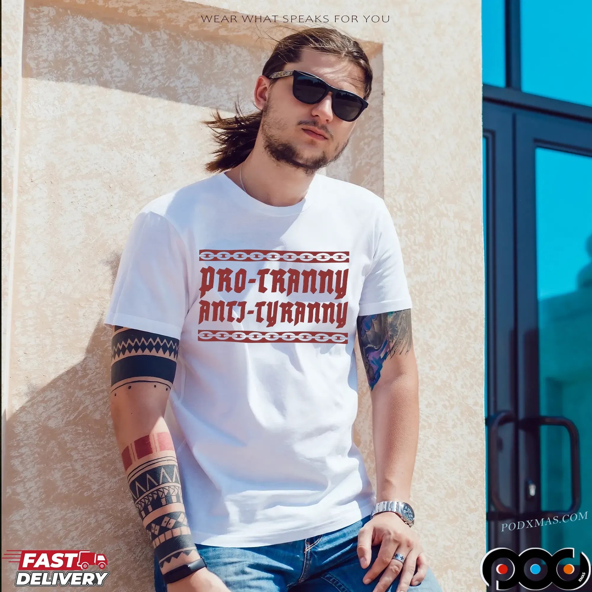 Pro Cranny Anti Tyranny T Shirt