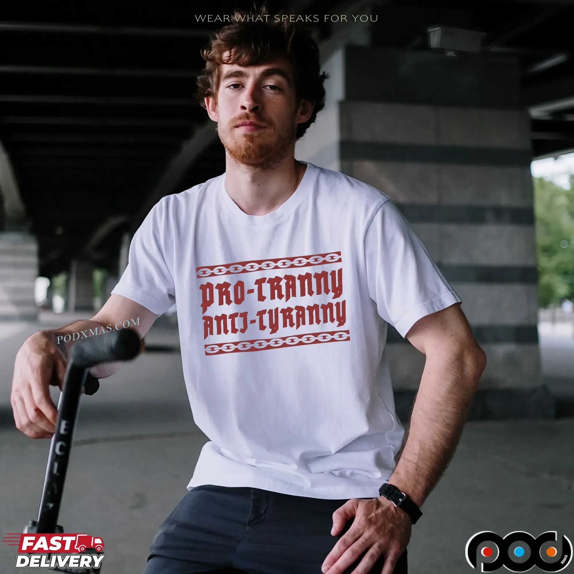 Pro Cranny Anti Tyranny T Shirt