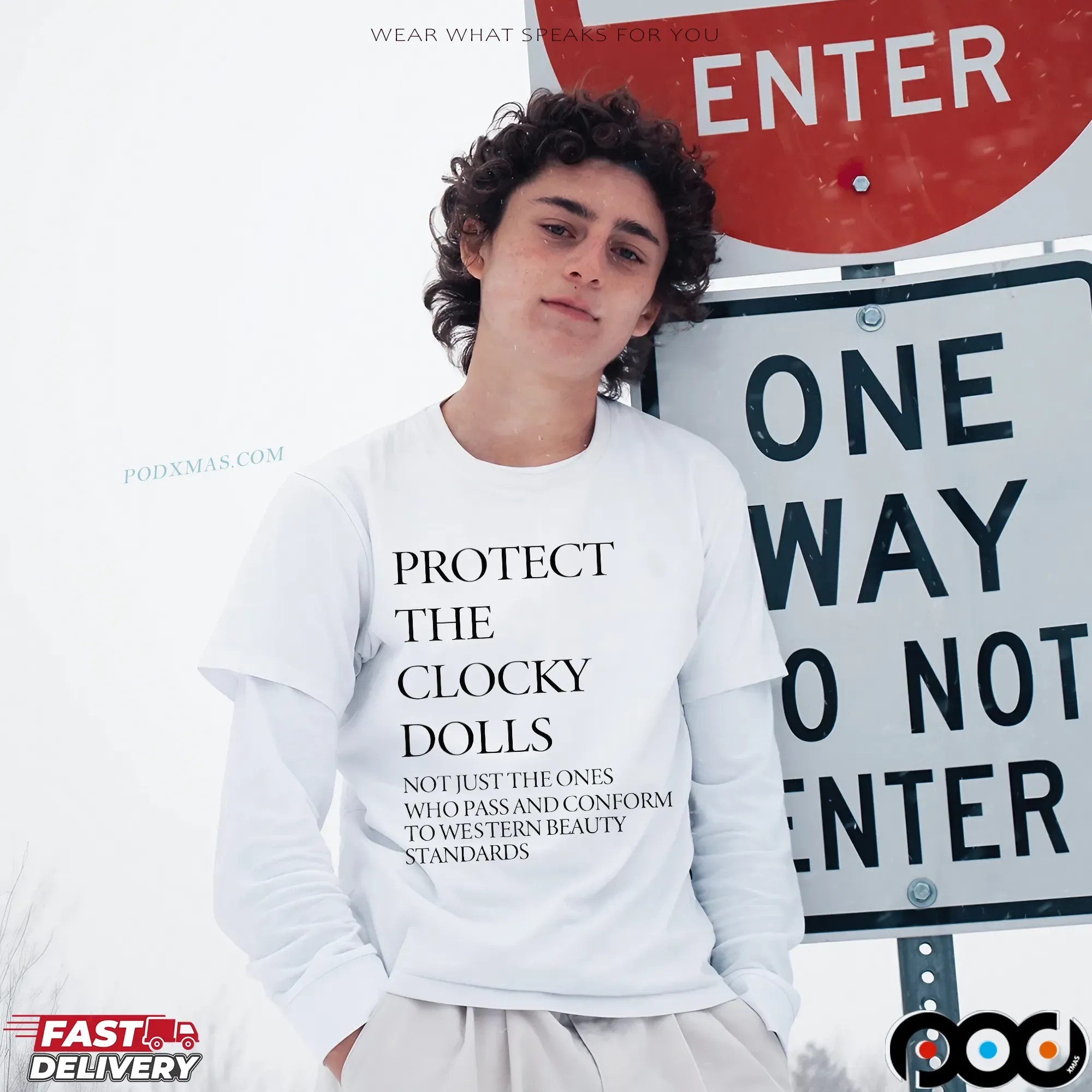 Protect The Clocky Dolls Not Just The Ones Who Pass And Conform To Western Beauty Standards Statement T Shirt