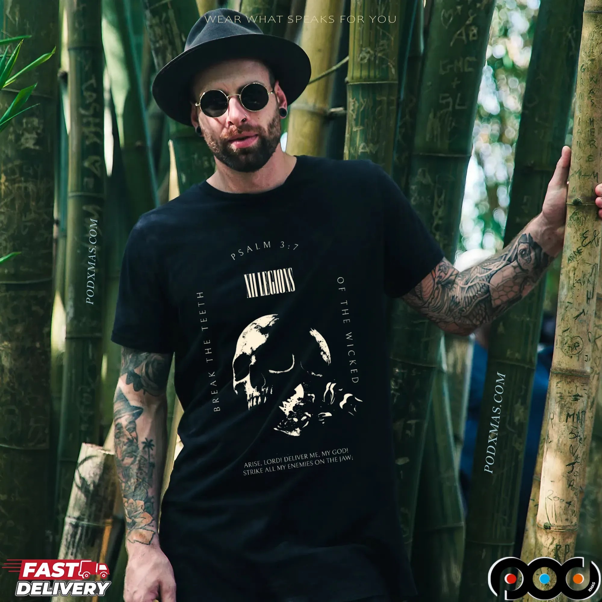 Psalm 3 7 Break The Teeth Of The Wicked T Shirt