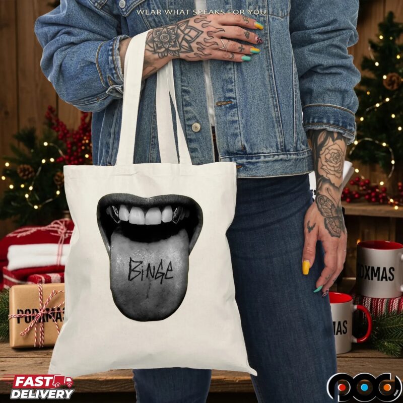 MGK Wearing Binge Tongue T Shirt
