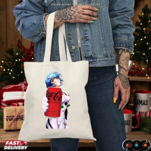 Rei Ayanami Neon Genesis Evangelion Anime Coca Cola Zero Sugar T Shirt