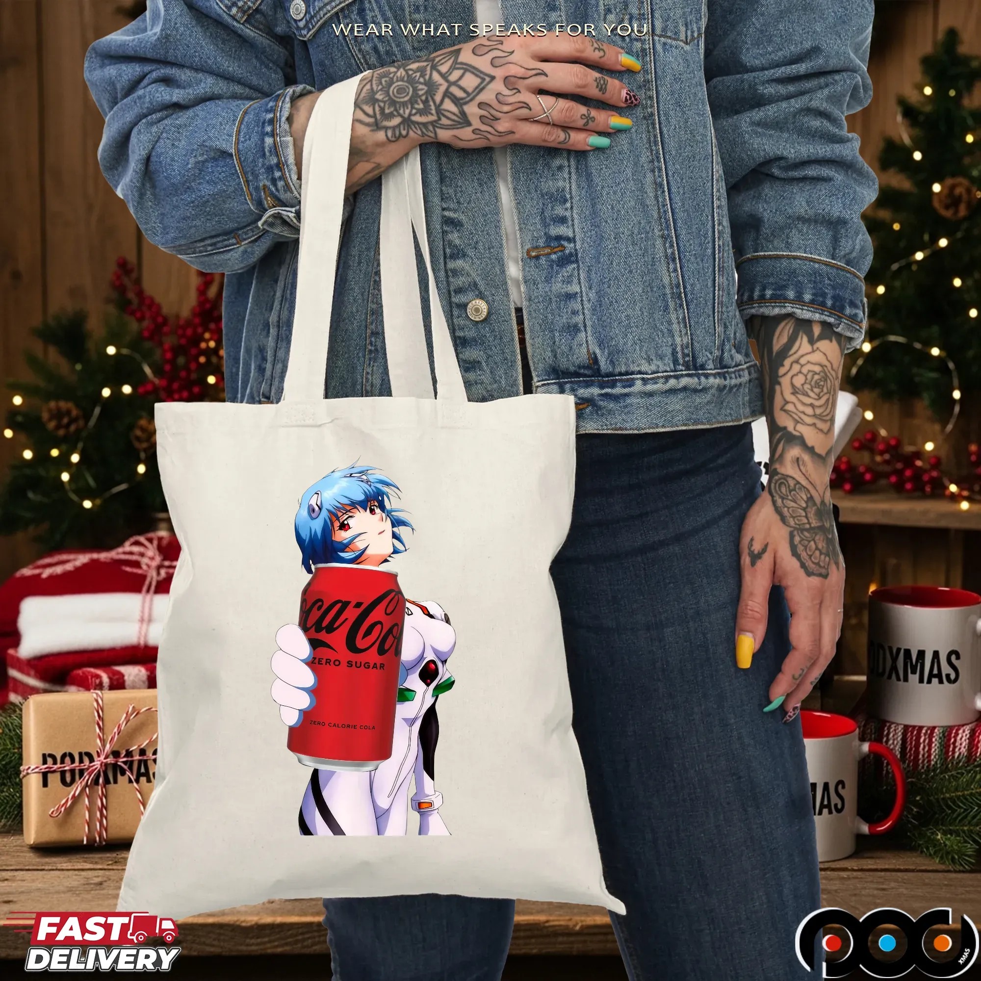 Rei Ayanami Neon Genesis Evangelion Anime Coca Cola Zero Sugar T Shirt