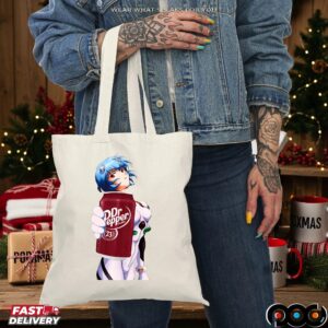 Rei Ayanami Neon Genesis Evangelion Anime Dr Pepper Parody T Shirt
