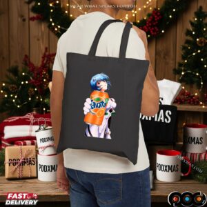 Rei Ayanami Orange Fanta Soft Drink Evangelion Anime T Shirt