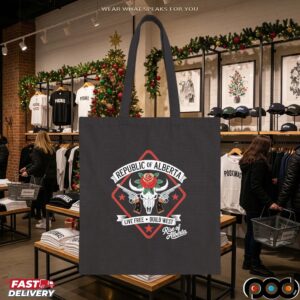 Republic of Alberta Live free build West Gunslinger shirt