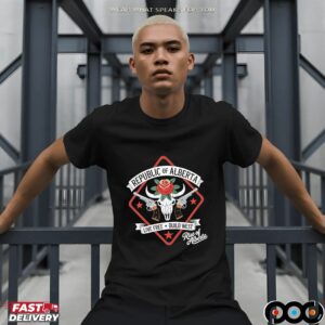 Republic of Alberta Live free build West Gunslinger shirt