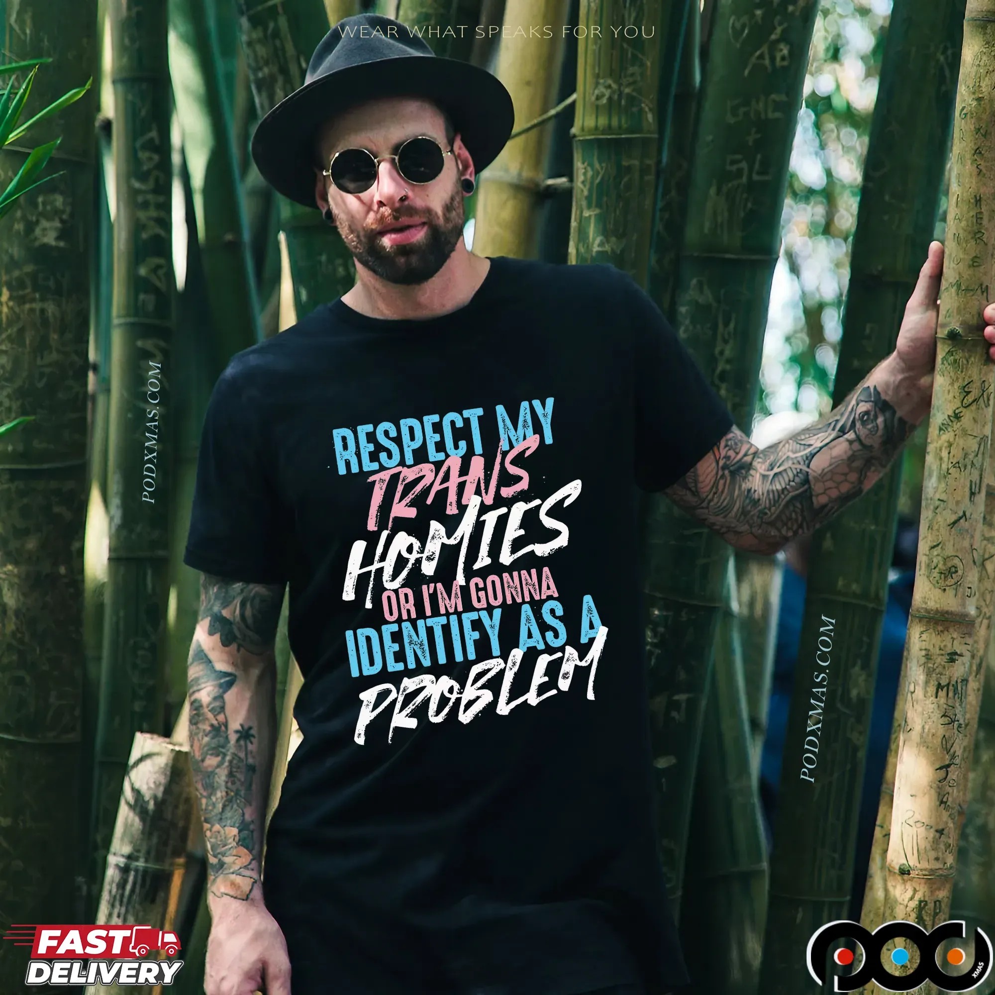 Respect My Trans Homies Or I'm Gonna Identify As A Problem Pride T Shirt