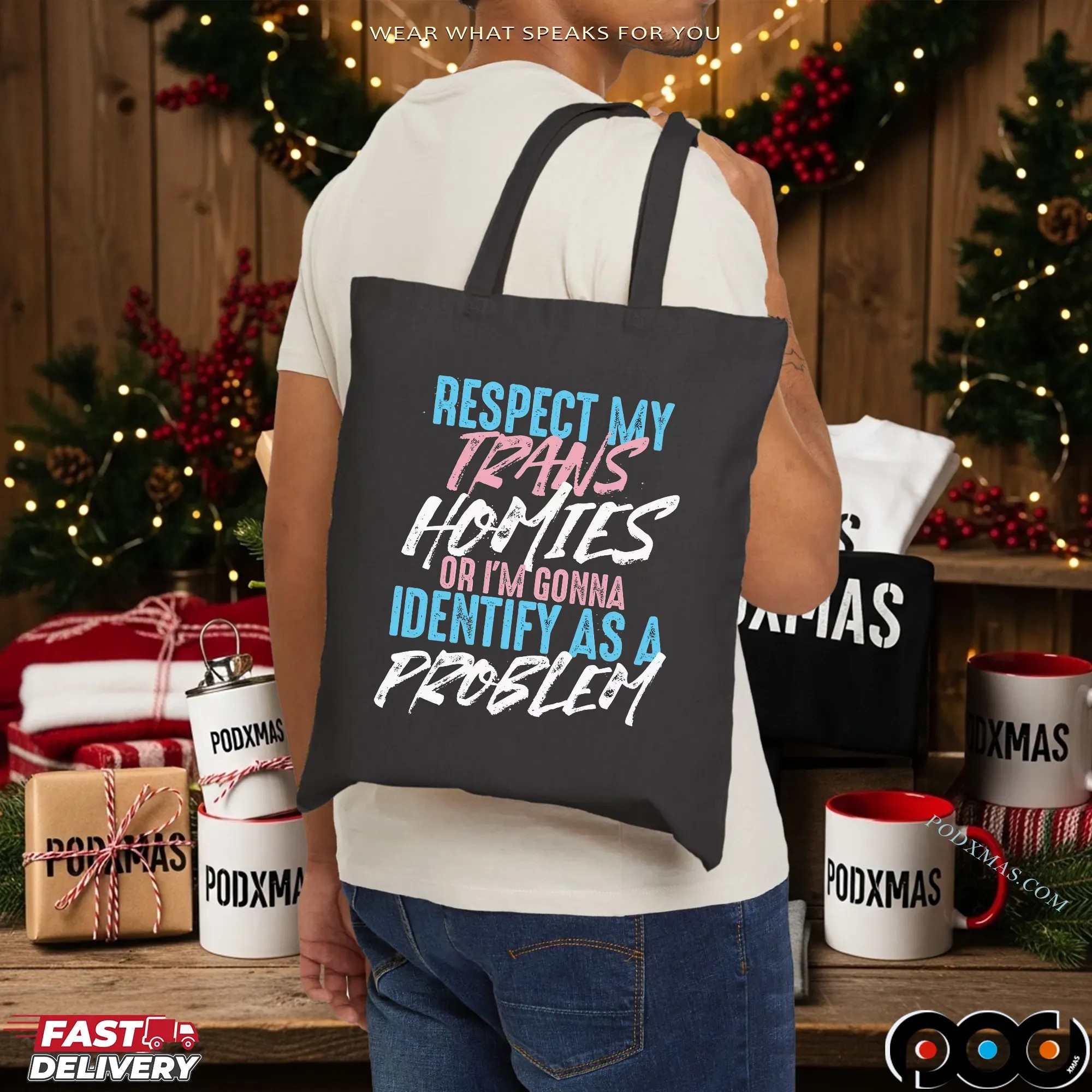 Respect My Trans Homies Or I'm Gonna Identify As A Problem Pride T Shirt